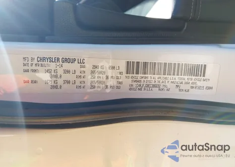 2014 Jeep Grand Cherokee Summit from USA, damaged, VIN 1C4RJFJG8EC386692